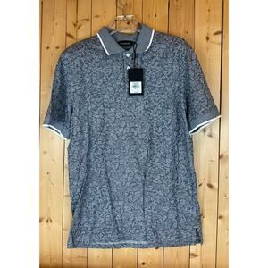 Men's Bugatchi Knit Short-Sleeve Shirt - Size S, Gray